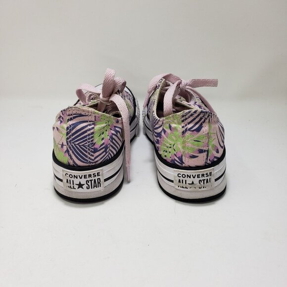 Converse Ctas Eva Lift OX Platform Low Sneakers Canvas Kids size 1 - Picture 3 of 9